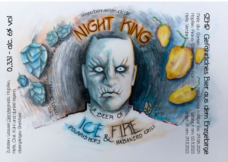 Etikett A6 NIGHTKING